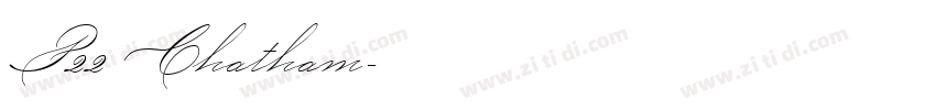 P22 Chatham字体转换